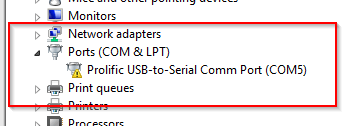 prolific serial to usb drivers